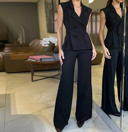 Ensemble Pantalon & Blazer – Élégance Moderne