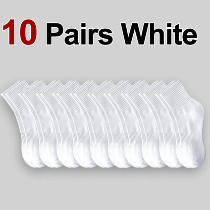 Paires de chaussettes à col rond en lot de 10 ou 20