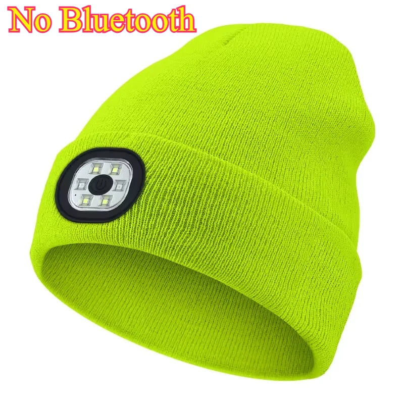 Bonnet Bluetooth LED - Musique Sans Fil et Éclairage Sport