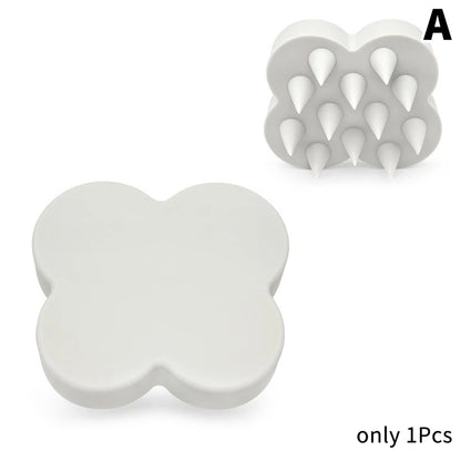 Brosse de Massage du Cuir Chevelu en Silicone