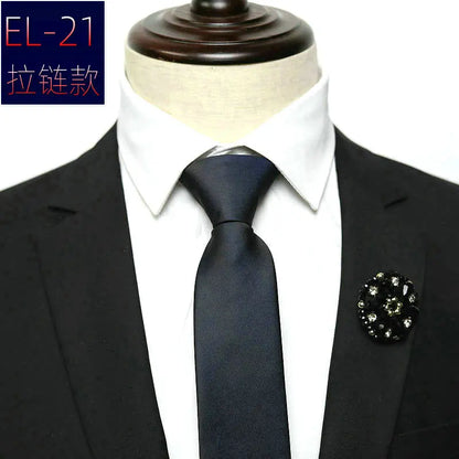 Cravate a enfilée fermeture éclair