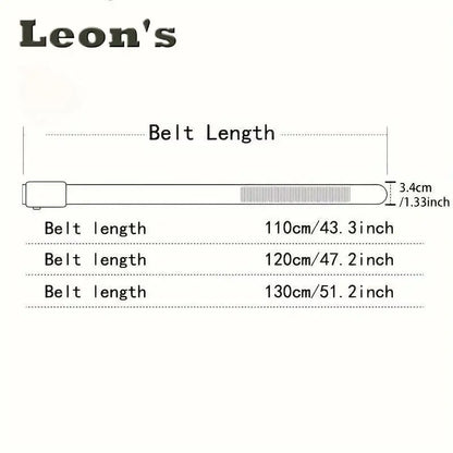 Ceinture Homme Classique – Cuir Synthétique & Boucle Métal