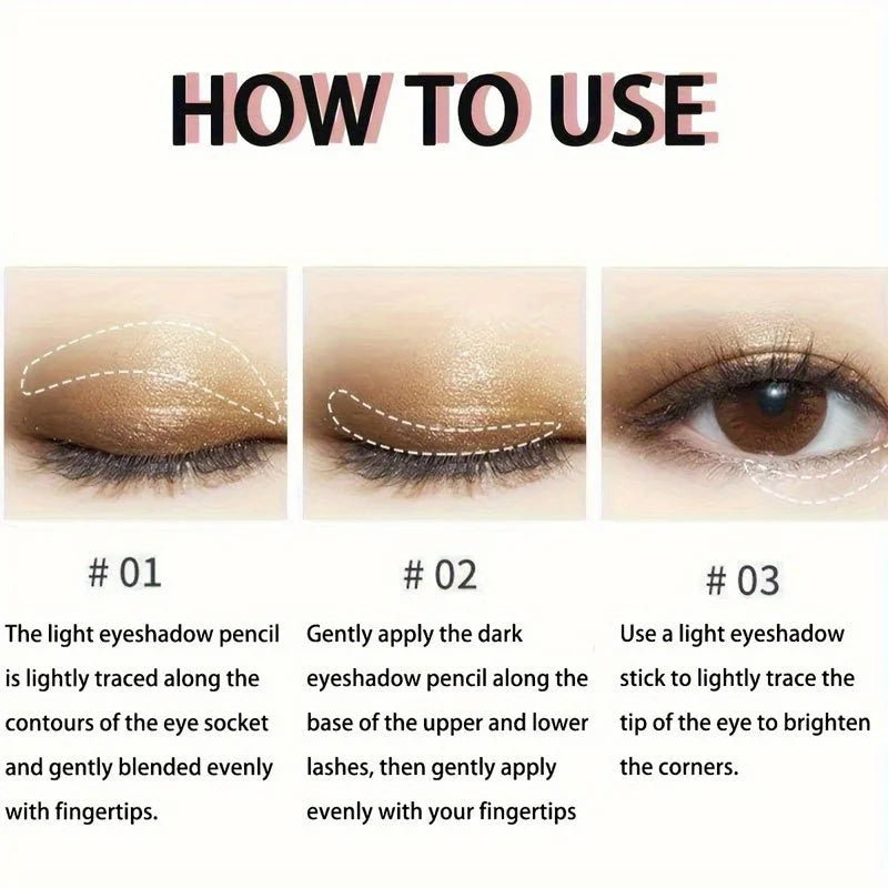 Bâton de fard à paupières Double tête