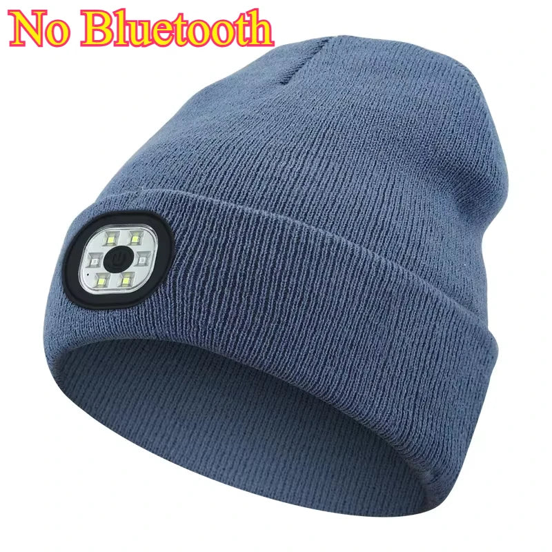 Bonnet Bluetooth LED - Musique Sans Fil et Éclairage Sport