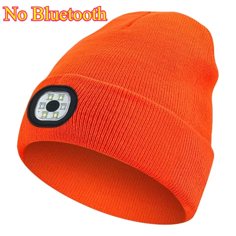 Bonnet Bluetooth LED - Musique Sans Fil et Éclairage Sport