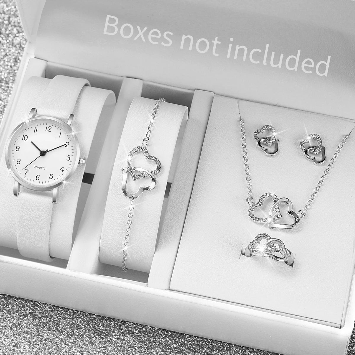 Montre à Quartz, bracelet en cuir, avec bijoux en diamant