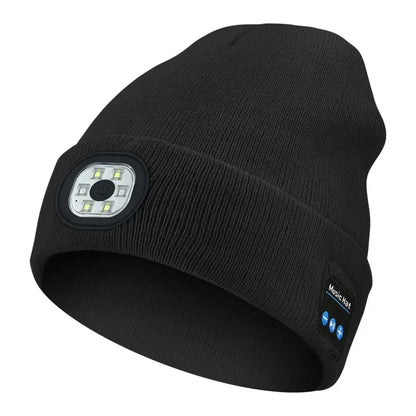 Bonnet Bluetooth LED - Musique Sans Fil et Éclairage Sport