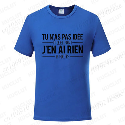 T-Shirt Unisexe Citations Humoristiques Français - Tendance