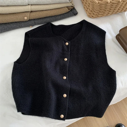 Cardigan élégant sans manches