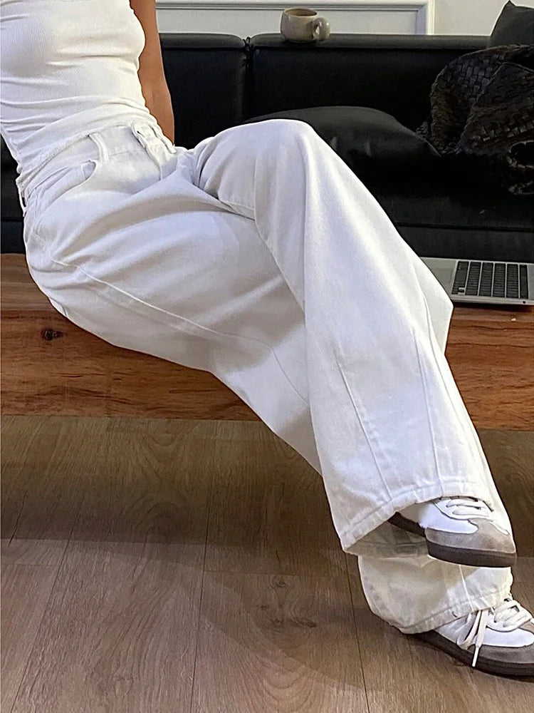 Jean ample mode femmes