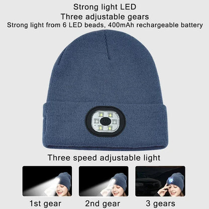 Bonnet Bluetooth LED - Musique Sans Fil et Éclairage Sport