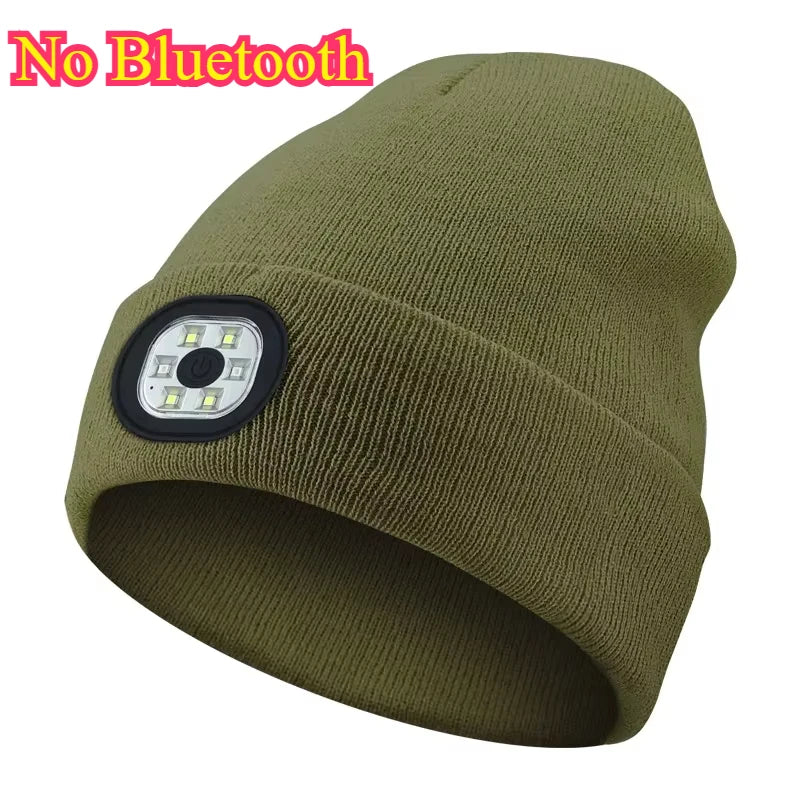 Bonnet Bluetooth LED - Musique Sans Fil et Éclairage Sport