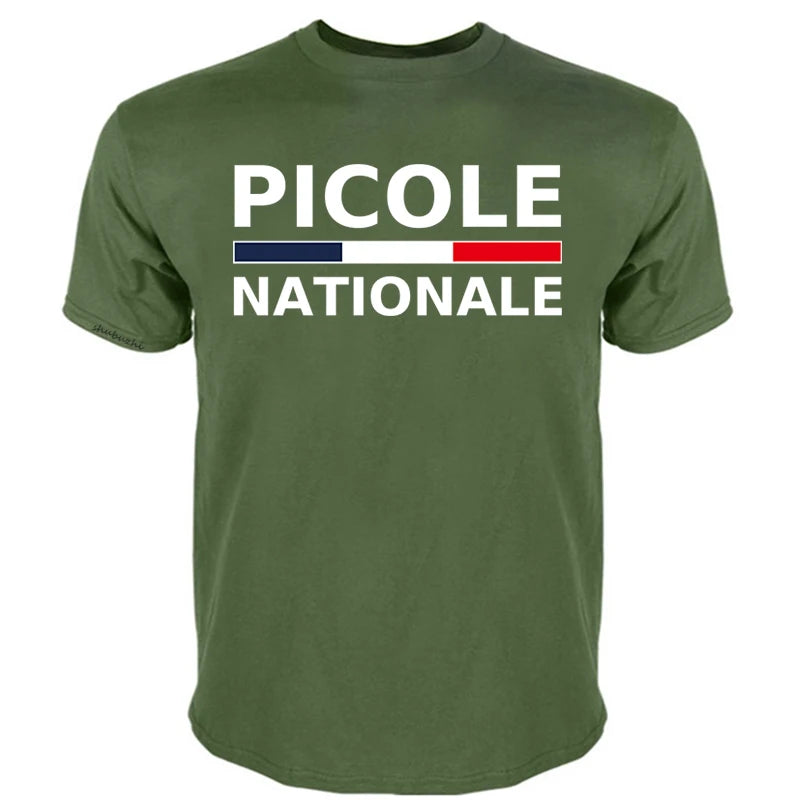 T-shirt Homme Picole Nationale - Coton Imprimé Humoristique