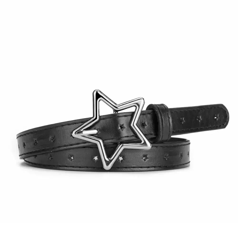 Ceinture en cuir étoile