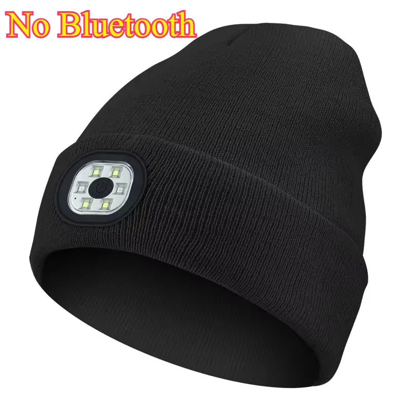 Bonnet Bluetooth LED - Musique Sans Fil et Éclairage Sport