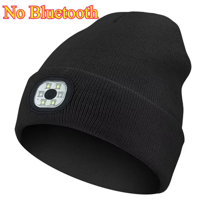 Bonnet Bluetooth LED - Musique Sans Fil et Éclairage Sport