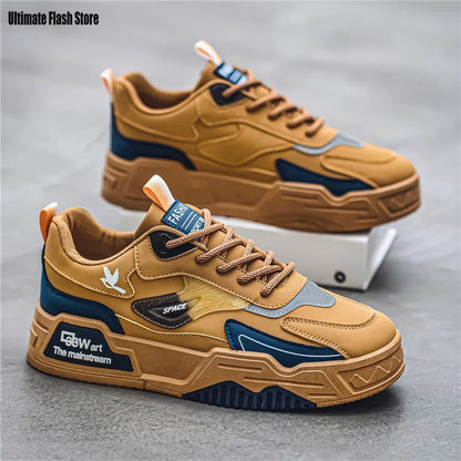 Chaussures de sport en cuir pour hommes