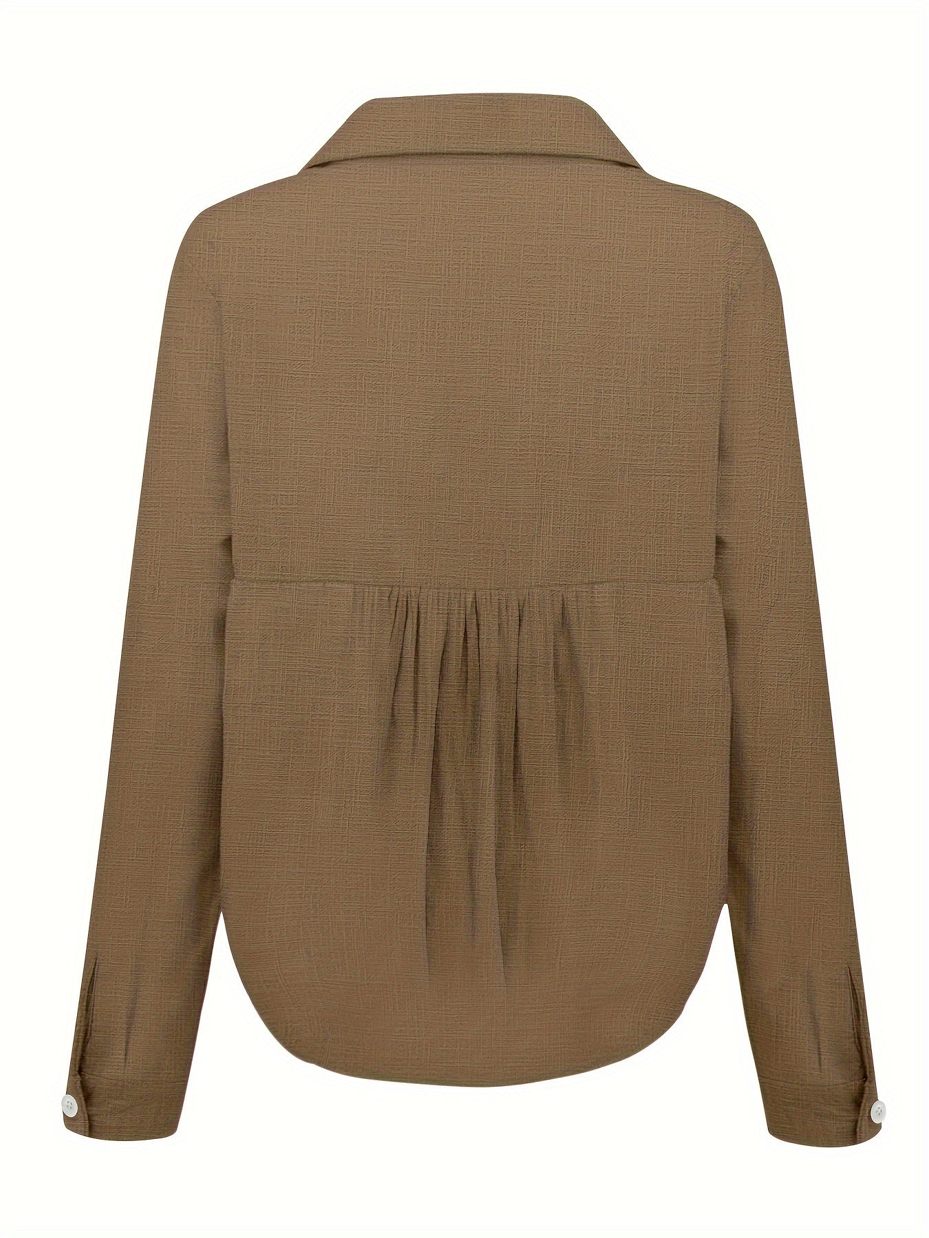 Chemise en lin à manches longues