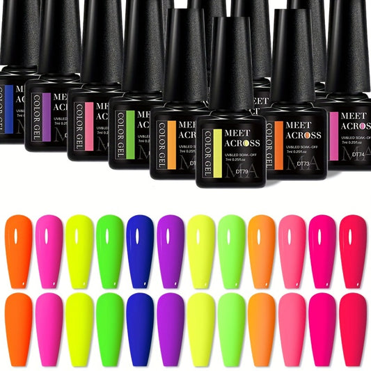 Vernis Gel Fluorescent – Couleurs Intenses et Lumineuses