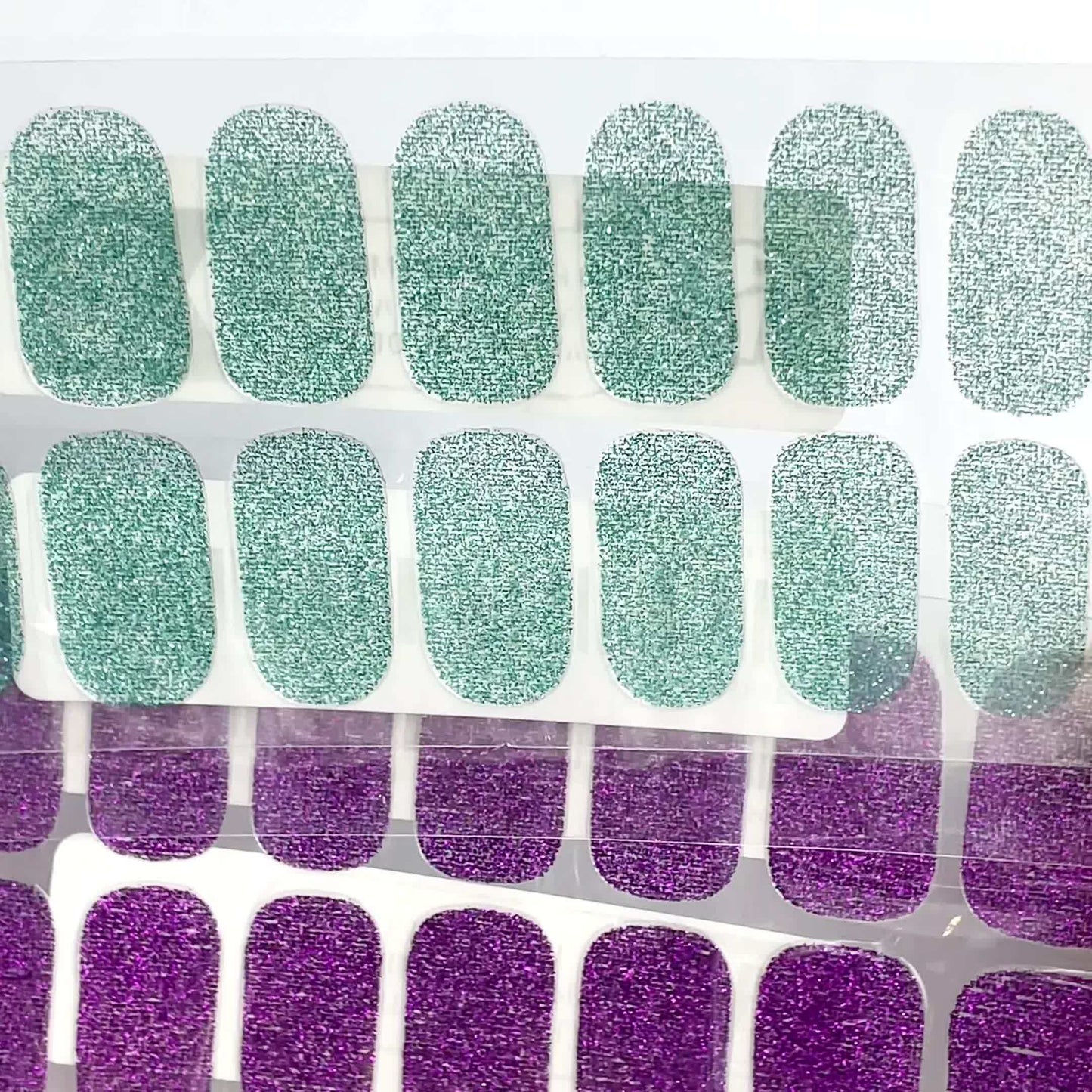 Autocollants d'ongles pailletés