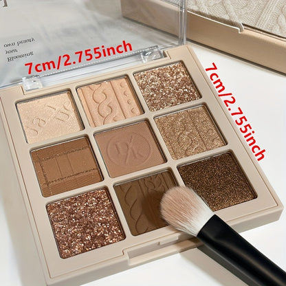 Palette de fards à paupières Nude &amp; Or – Éclat naturel et glamour