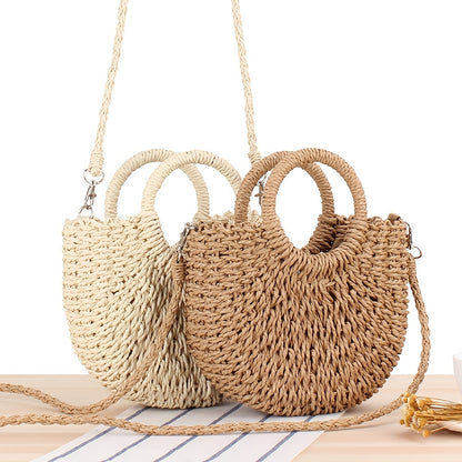 Sac en Paille Tressée – Élégance Naturelle & Style Bohème