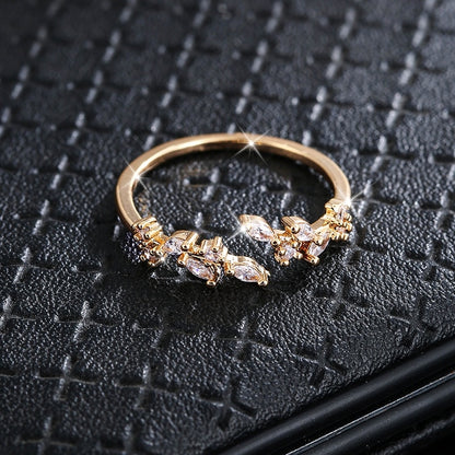 Bague feuilles