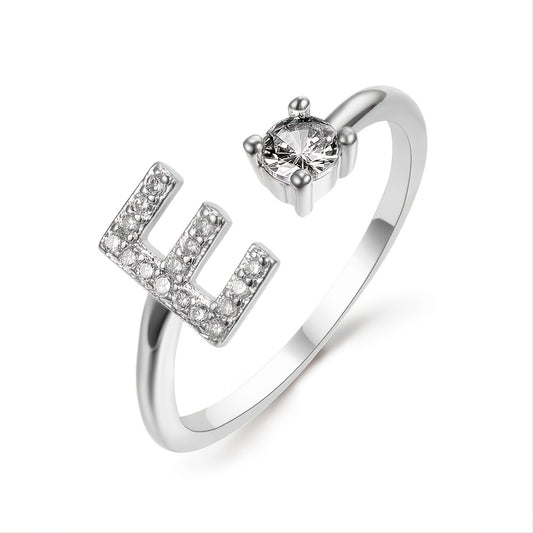 Bagues Alphabet de A-Z