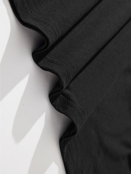 T-Shirt Homme PNL Noir - Graphique Hip Hop Streetwear Col Rond Manches Courtes