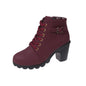 Bottines en simili cuir