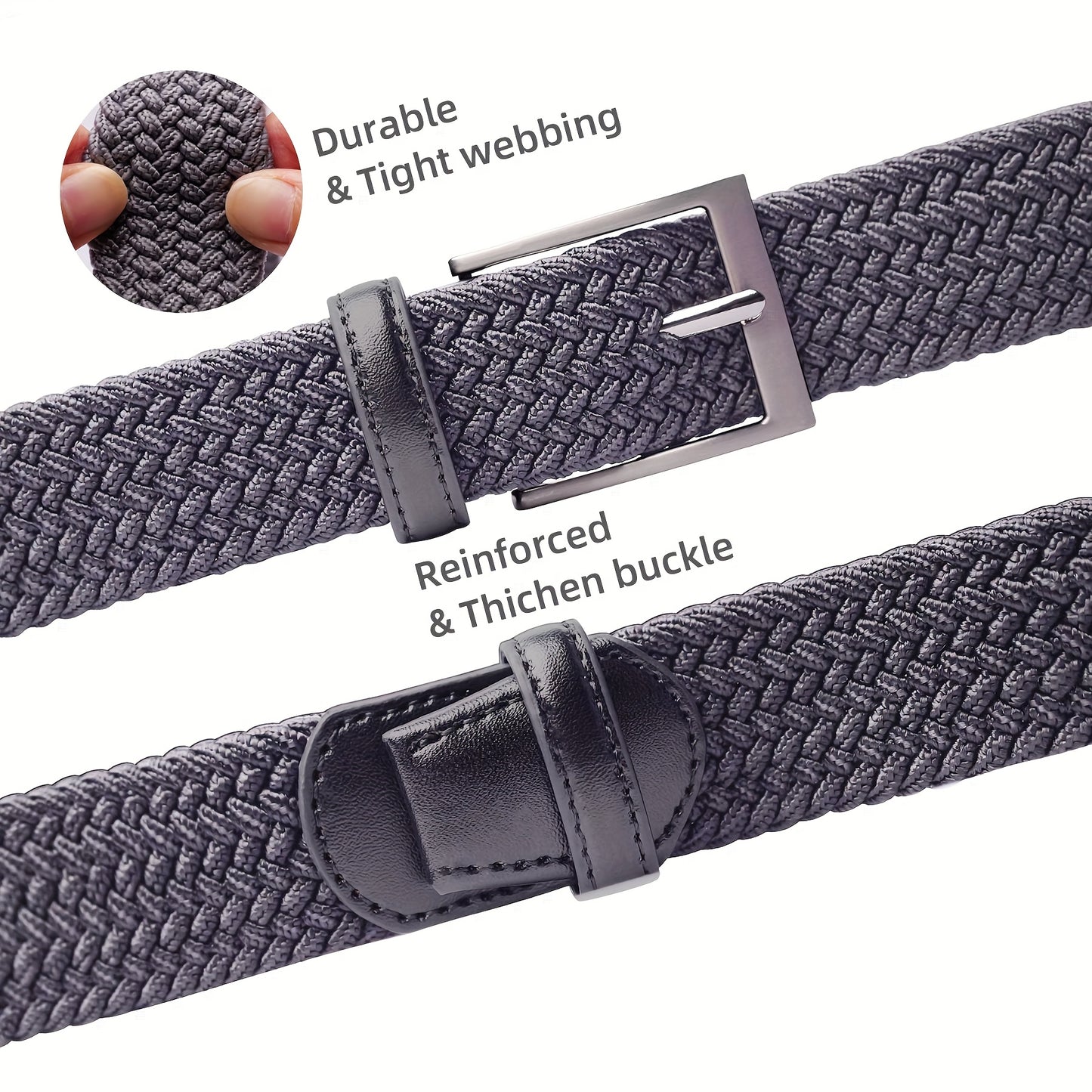 Ceinture tressé extensible