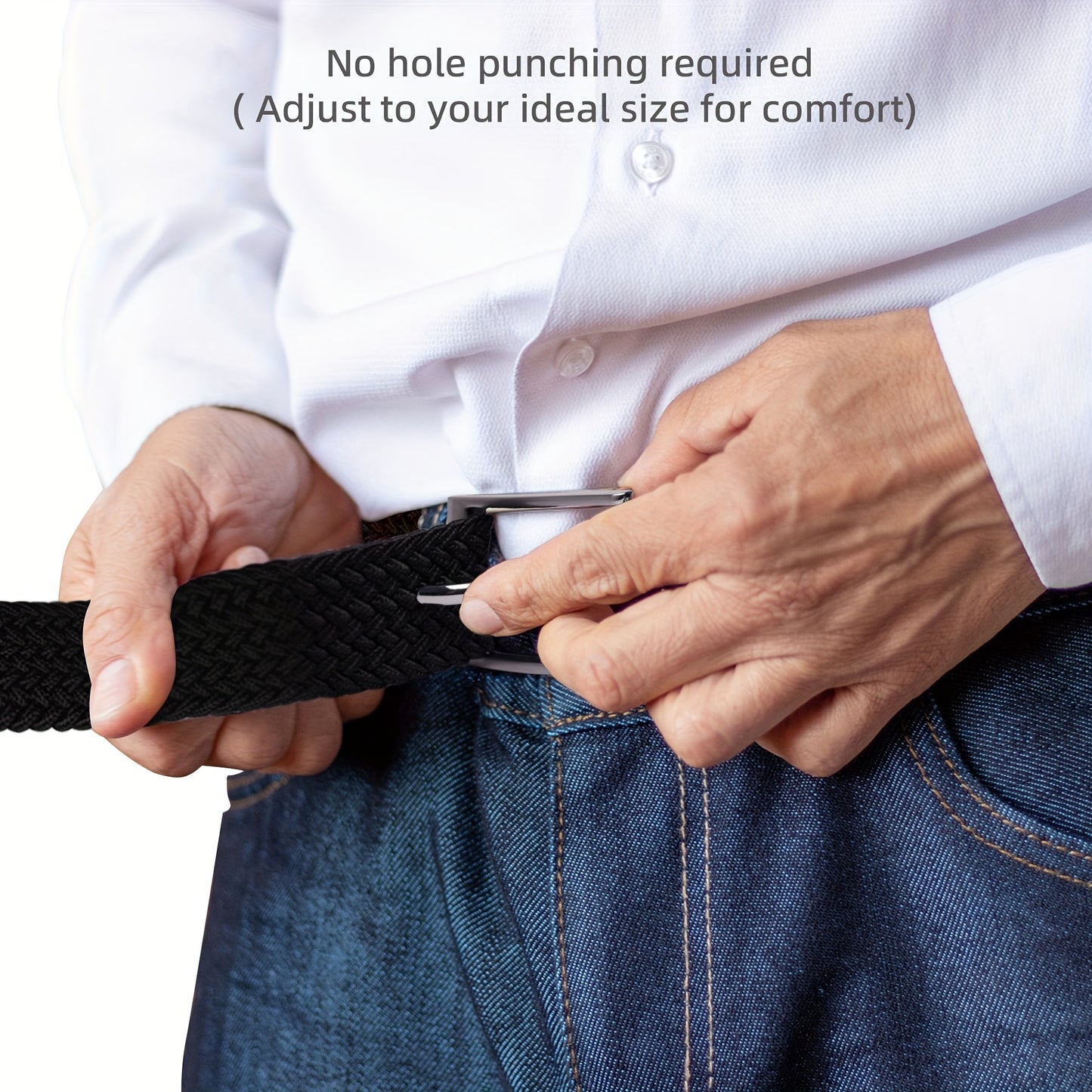 Ceinture tressé extensible