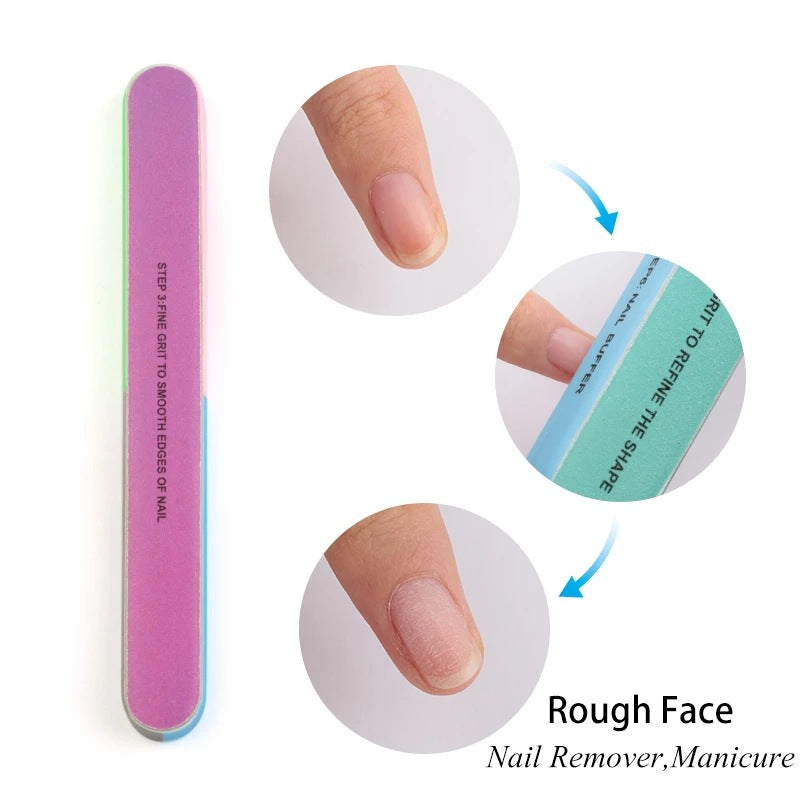 Lime a ongle Bloc Polissoir 7 Faces – Manucure Complète à Domicile