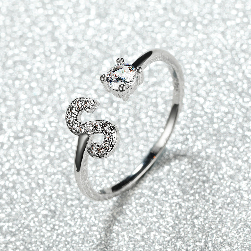 Bagues Alphabet de A-Z