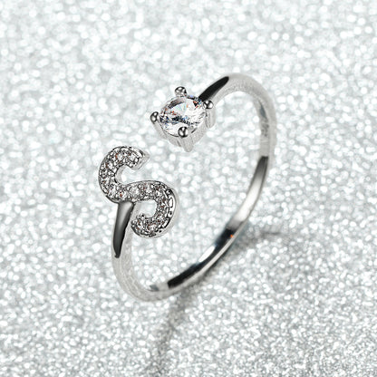 Bagues Alphabet de A-Z